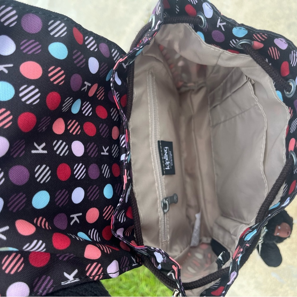 Kipling Multicolor Dot Backpack - image 4